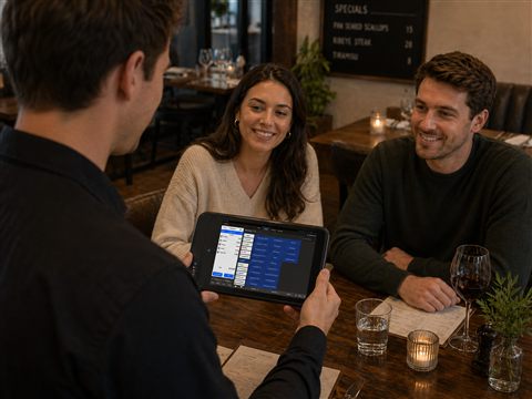 Tablet order on SkyTab Glass
